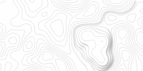 Topographic map background. silver line topography maount map contour background, geographic grid. Abstract vector illustration.	
