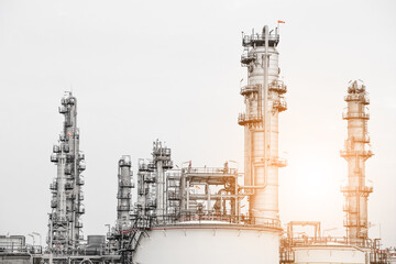 Industrial zone,The equipment of oil refining,Close-up of industrial pipelines of an oil-refinery plant,Detail of oil pipeline with valves in large oil refinery.