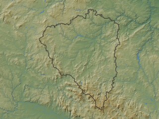 Plzensky, Czech Republic. Physical. No legend