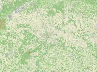 Stredocesky, Czech Republic. OSM. No legend