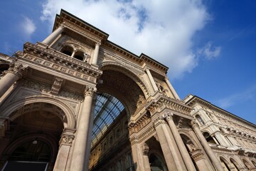 Fototapeta na wymiar Milan Galleria Vittorio Emanuele
