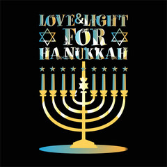 best happy hanukkah t shirt design vector