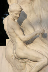 johann strauss monument in vienna (austria)