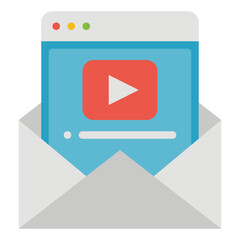 email flat icon