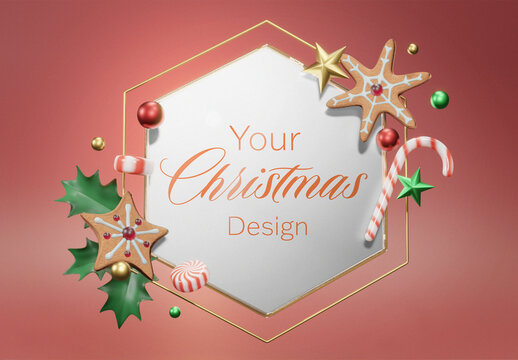 Festive 3D Sign