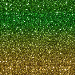 Ombree green glitter background