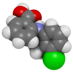 Tolfenamic acid NSAID drug. Used in treatment of inflammation and migraine.