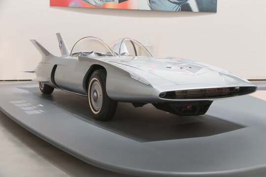BILBAO, SPAIN-SEPTEMBER 10, 2022: 1958 Firebird III (General Motors), gas-turbine powered engineering concept car