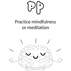 funny Alphabet coloring page for kids