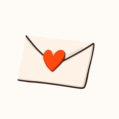 Letter sticker for a social media, making a blog or vlog vector flat illustration. Set of cartoon icons for making internet content
