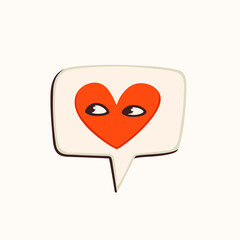 Obraz premium Like sticker for a social media, making a blog or vlog vector flat illustration. Set of cartoon icons for making internet content