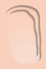 modern pastel peach colour empty background