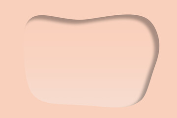 modern pastel peach colour empty background