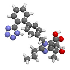 Olmesartan high blood pressure (hypertension) drug.