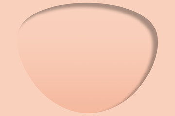 modern pastel peach colour empty background