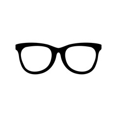 Glasses icon Vector Illustration on the white background.