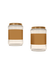 Transparent Glass Container Packaging Image
