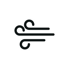 Wind icon. Simple vector illustration