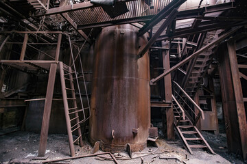 Blast furnace equipment of the metallurgical plant