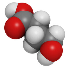 gamma-hydroxybutyric acid (GHB, liquid XTC) drug, molecular model.