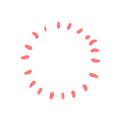 Vector Design Element, abstract doodle pattern isolated on white background