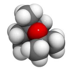 Eucalyptol eucalyptus oil molecule.