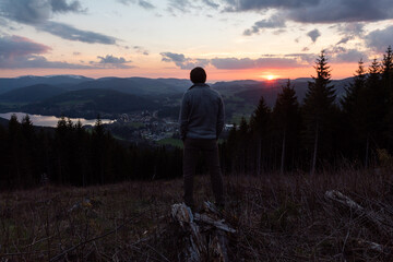 Watching the Sunset in Germany