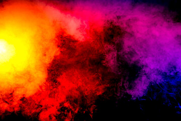 Party Smoke with many Colors