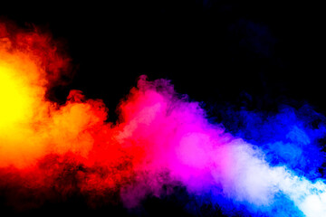 Party Smoke with many Colors