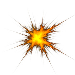 orange yellow explosion