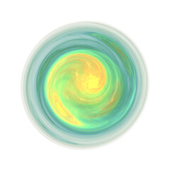abstract shape inside circle
