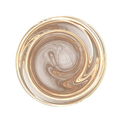 abstract shape inside circle