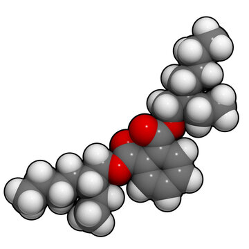 bis(2-ethylhexyl) phtalate (DEHP) molecule