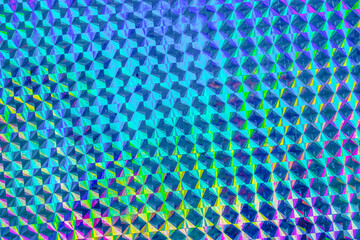 Holographic rainbow foil iridescent texture abstract hologram background