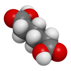 Adipic acid, nylon (polyamide) building block.Adipic acid, nylon (polyamide) building block.