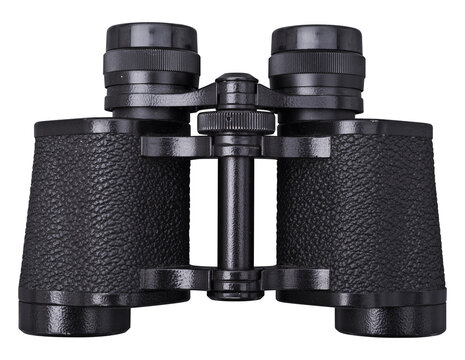 binoculars isolated on white