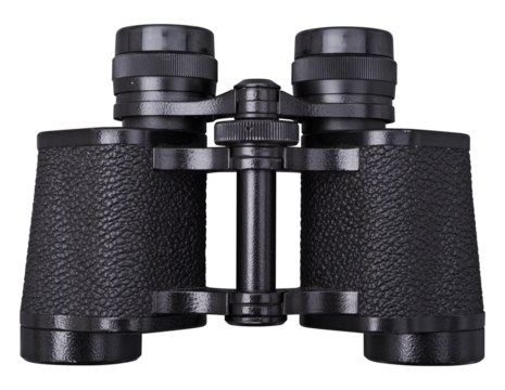 binoculars isolated on white