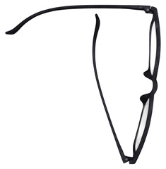 Topview glasses isolated