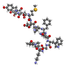 melanotropin (alpha-MSH, melanocyte stimulating hormone), chemical structure