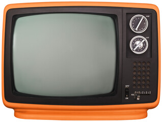 TV frontview isolated - 533692731
