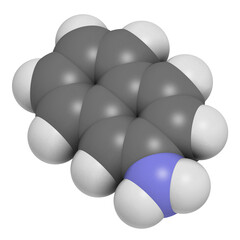2-naphthylamine carcinogen molecule. Sources include cigarette smoke. May play a role in development of bladder cancer.