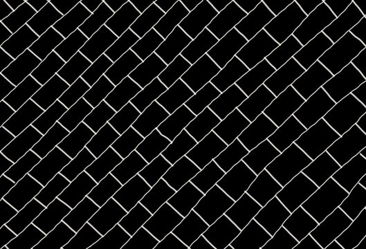 Modern abstract and artistic line background. Freehand white straight lines on a black background. Illustration design for the background.