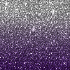 Purple silver glitter background