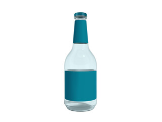 Transparent Glass Bottle Image