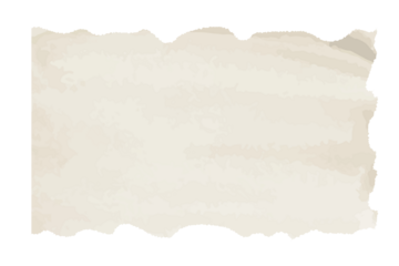 Torn paper on transparent background. vintage sticker with design space vector