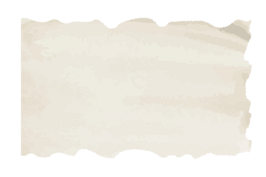 Torn paper on transparent background. vintage sticker with design space vector