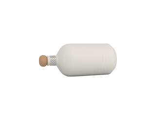 Transparent Luxurious Matte Bottle Image