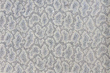 Closeup shot of a gray patterned fabric textile surface