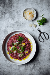 Risotto With Red Wine