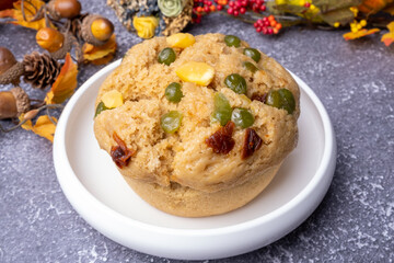 One kind of Korean food barley rice cake